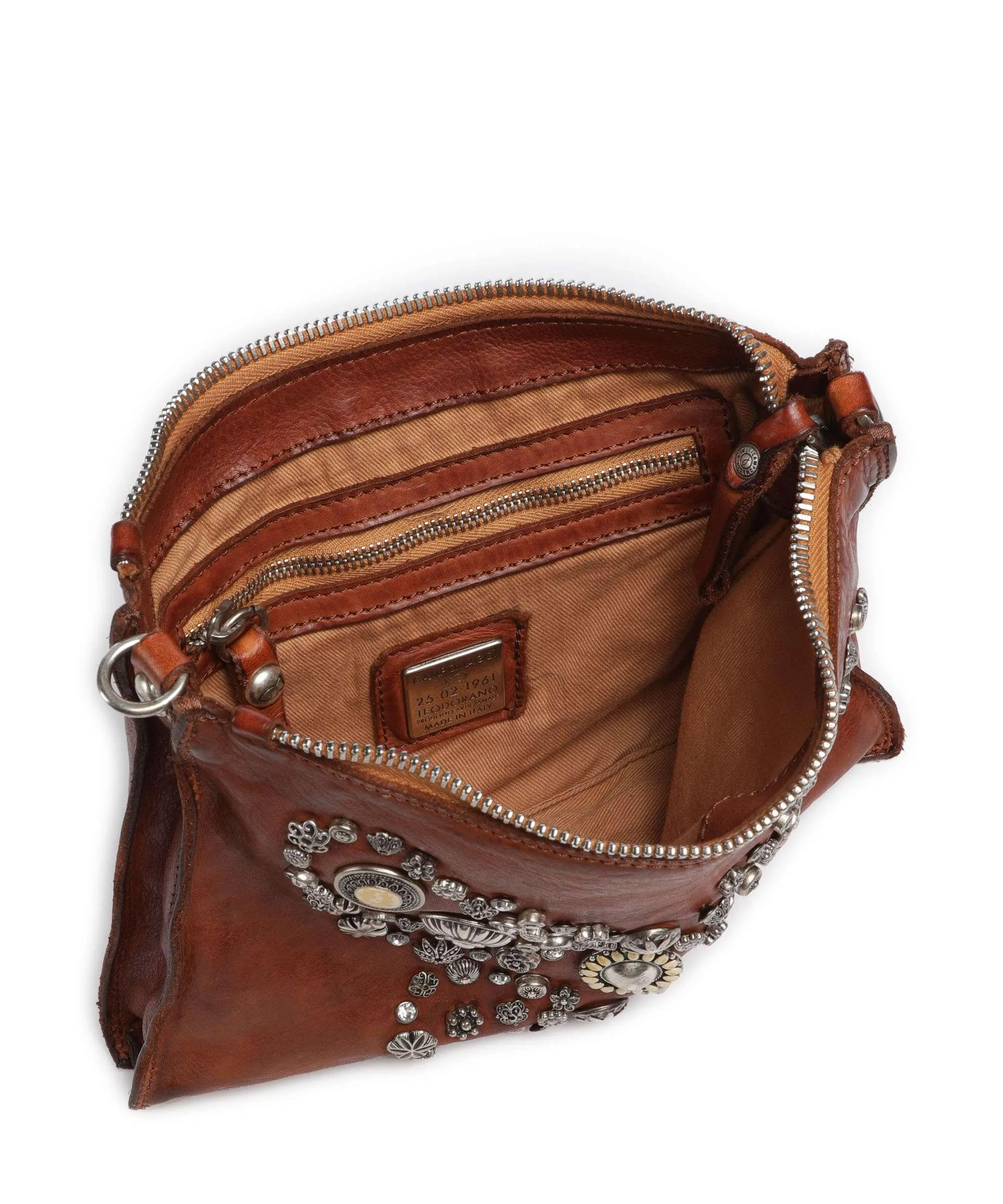  Campomaggi Borsa a tracolla pelle bovina cognac  