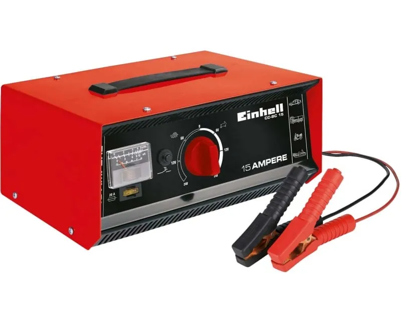 Caricabatteria per auto e moto 24V 15A CC-BC 15 Einhell 