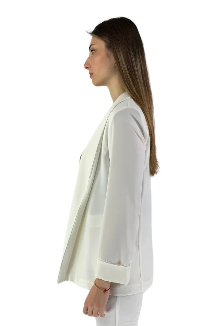 Celye giacca aperta in morbido tessuto ss24c0339