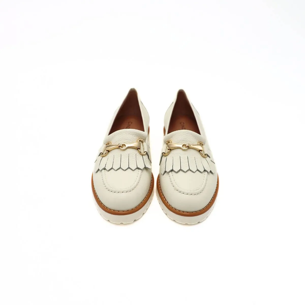 CINZIA VALLE MOCASSINO 9880 BIANCO  