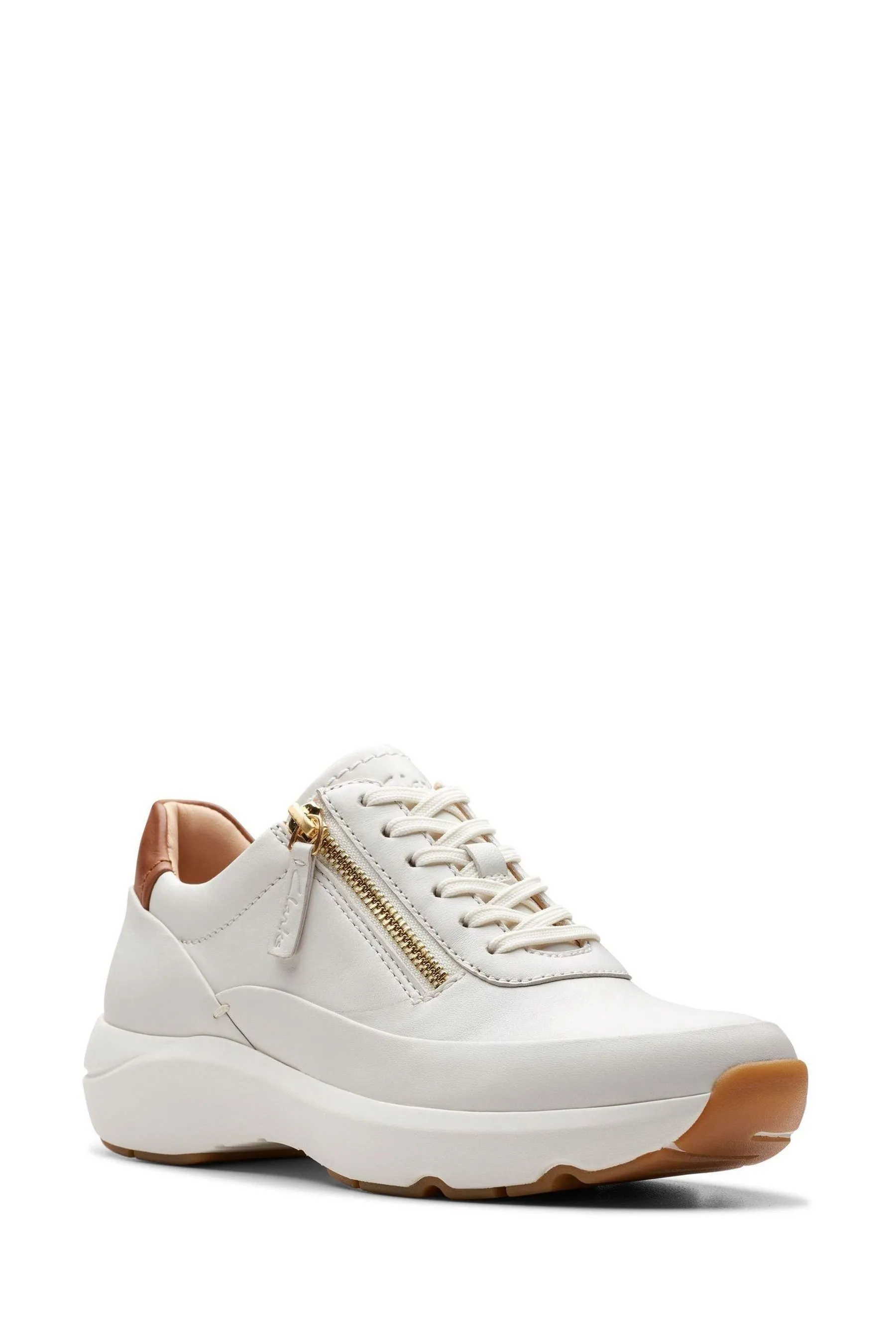 Clarks - Cappellino in pelle con Scarpe e zip    