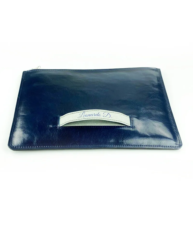 Custodia Tablet in Pelle – Cuoio Blu
