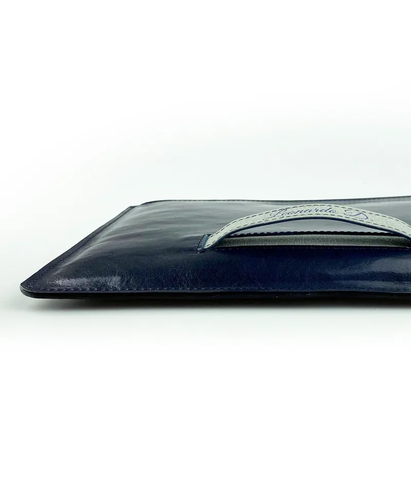 Custodia Tablet in Pelle – Cuoio Blu