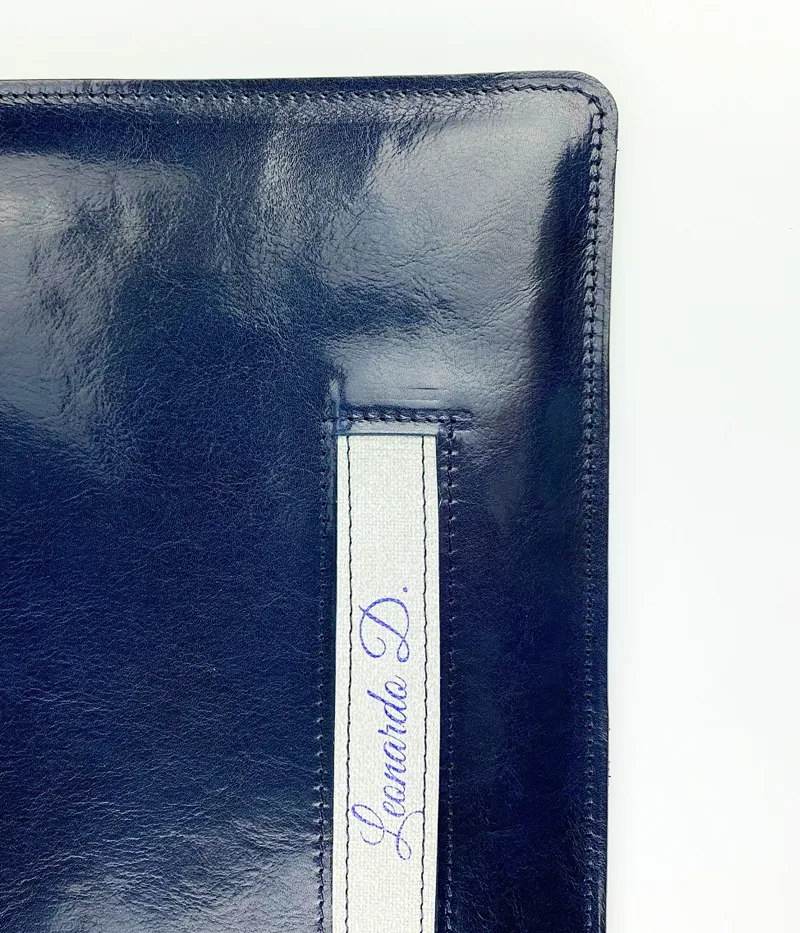 Custodia Tablet in Pelle – Cuoio Blu