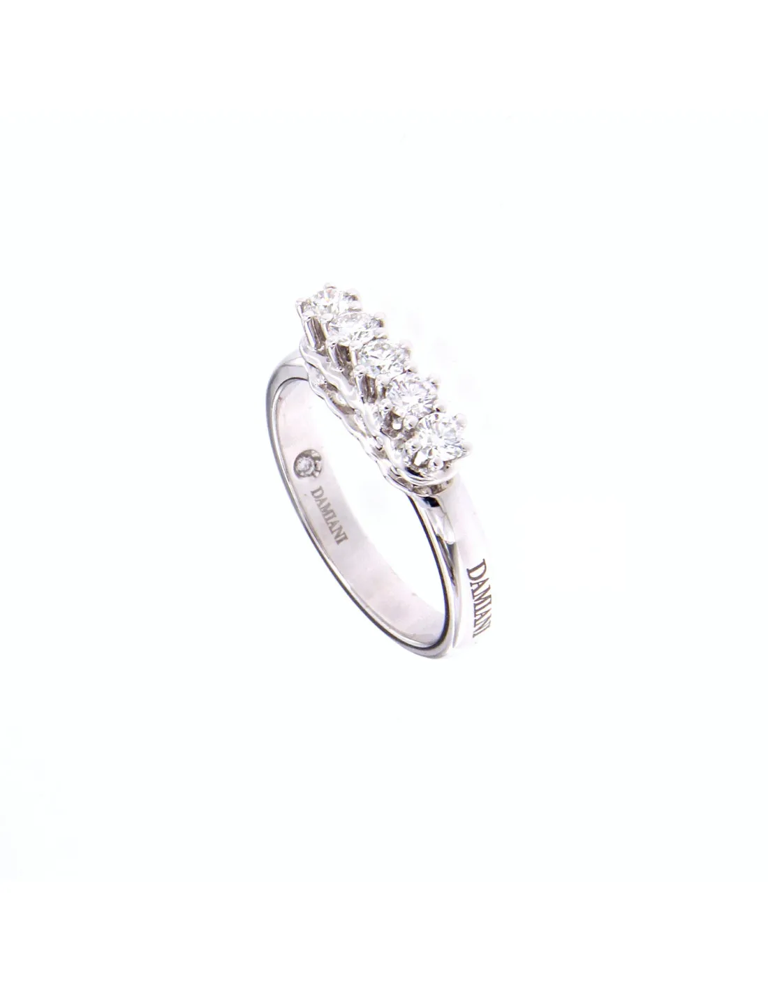 Damiani Minou Anello oro Bianco e Diamanti 0.40 ct