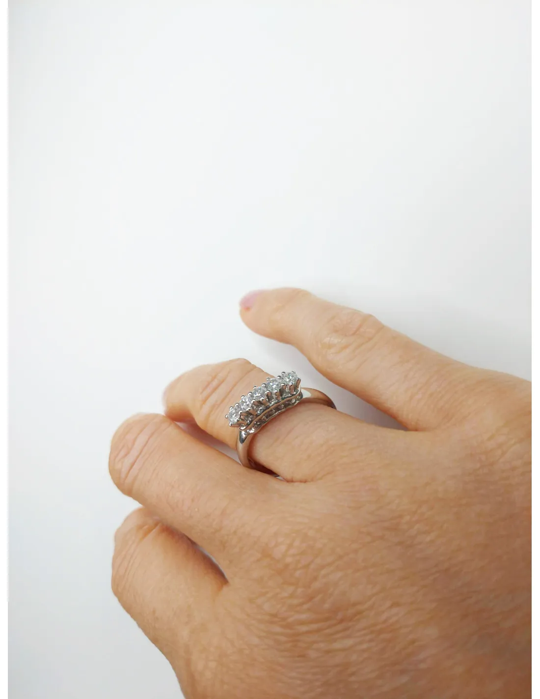 Damiani Minou Anello oro Bianco e Diamanti 0.40 ct