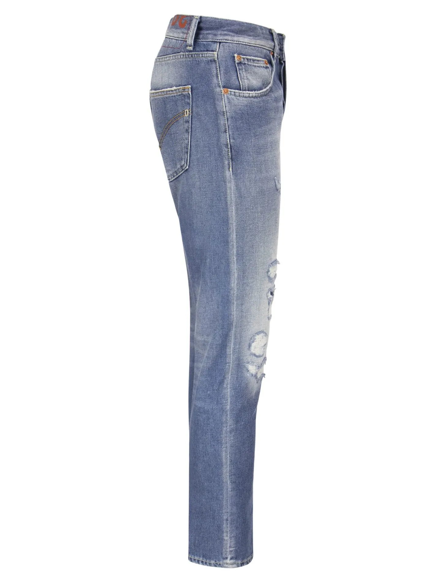 DIAN – Jeans carrot in eco denim stretch