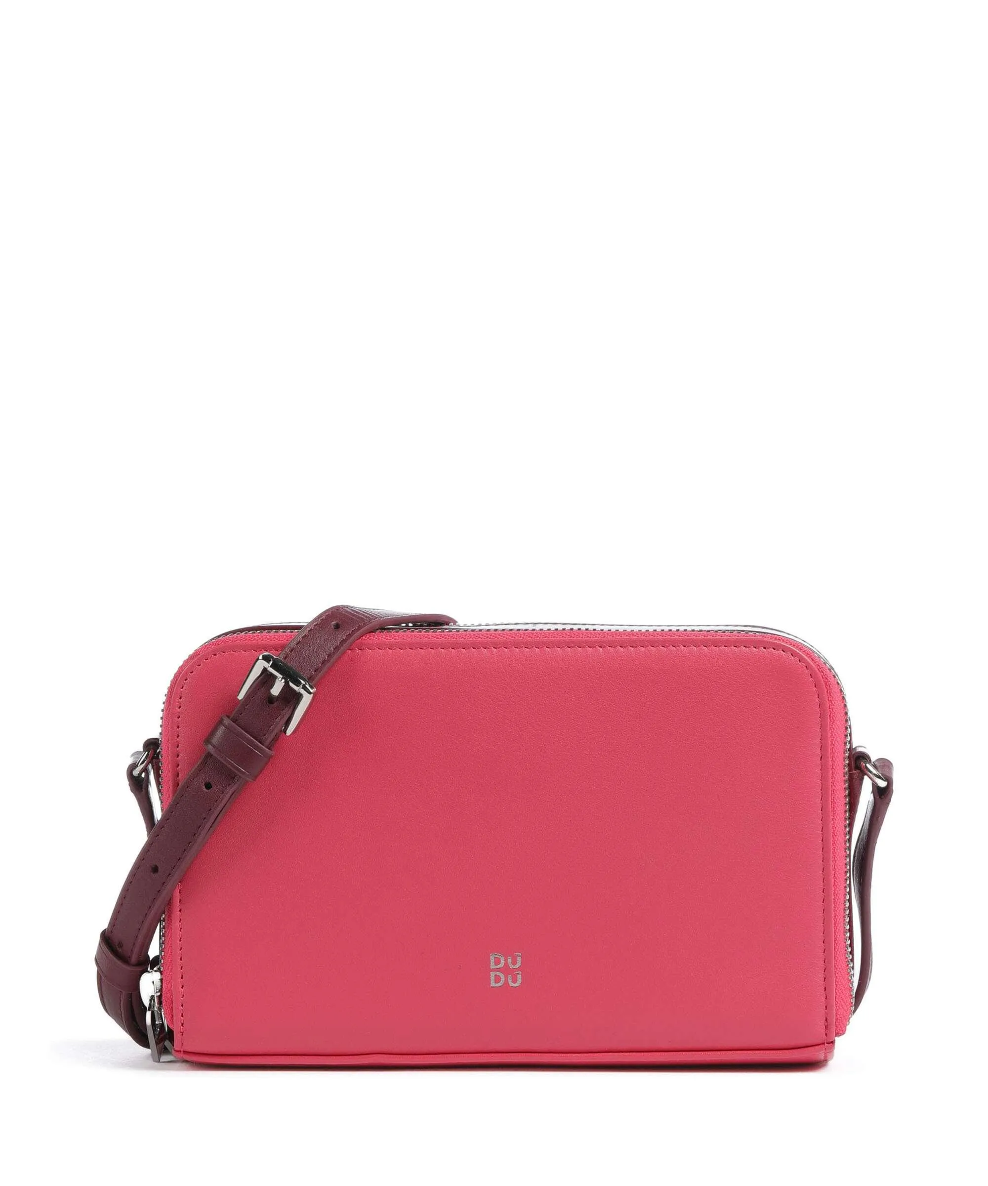  DuDu Bags Inés Borsa a tracolla pelle di vitello finemente grana pink  