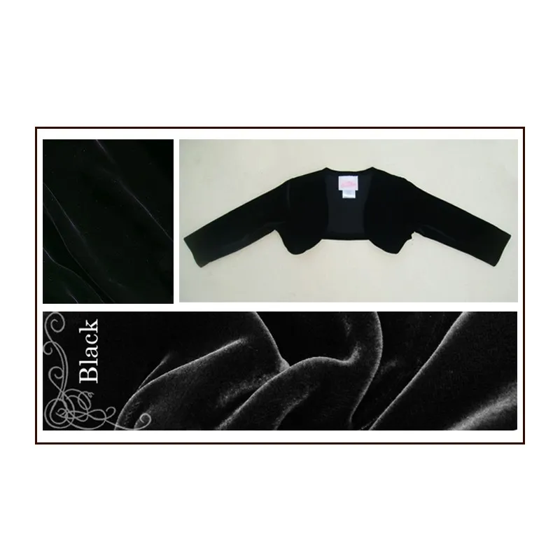 Elegante Bolerino Bambina Nero