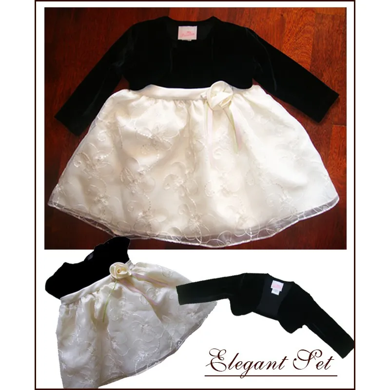 Elegante Bolerino Bambina Nero