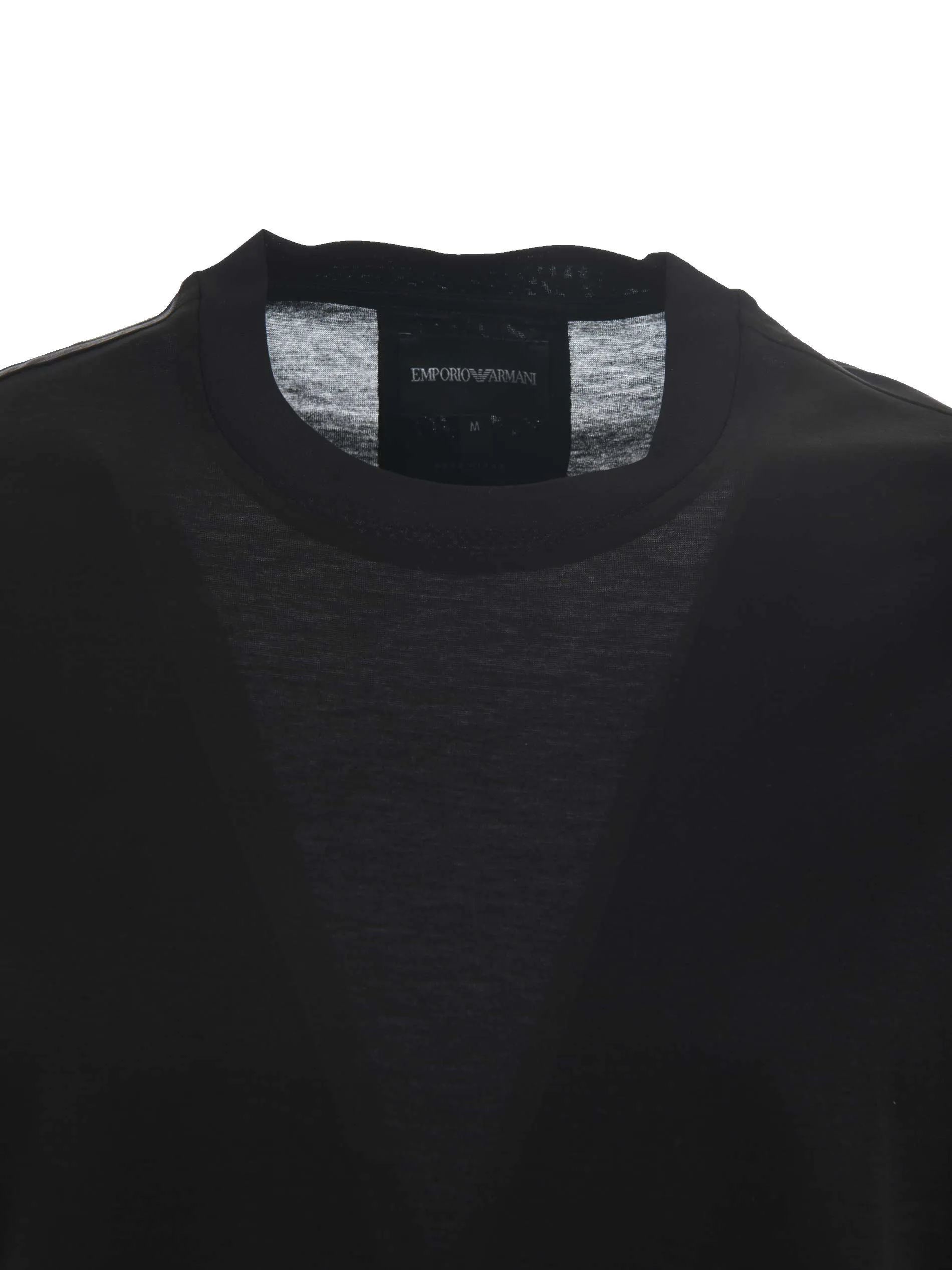  EMPORIO ARMANI T-shirt Emporio Armani in lyocell e cotone Disponibile Store Scafati