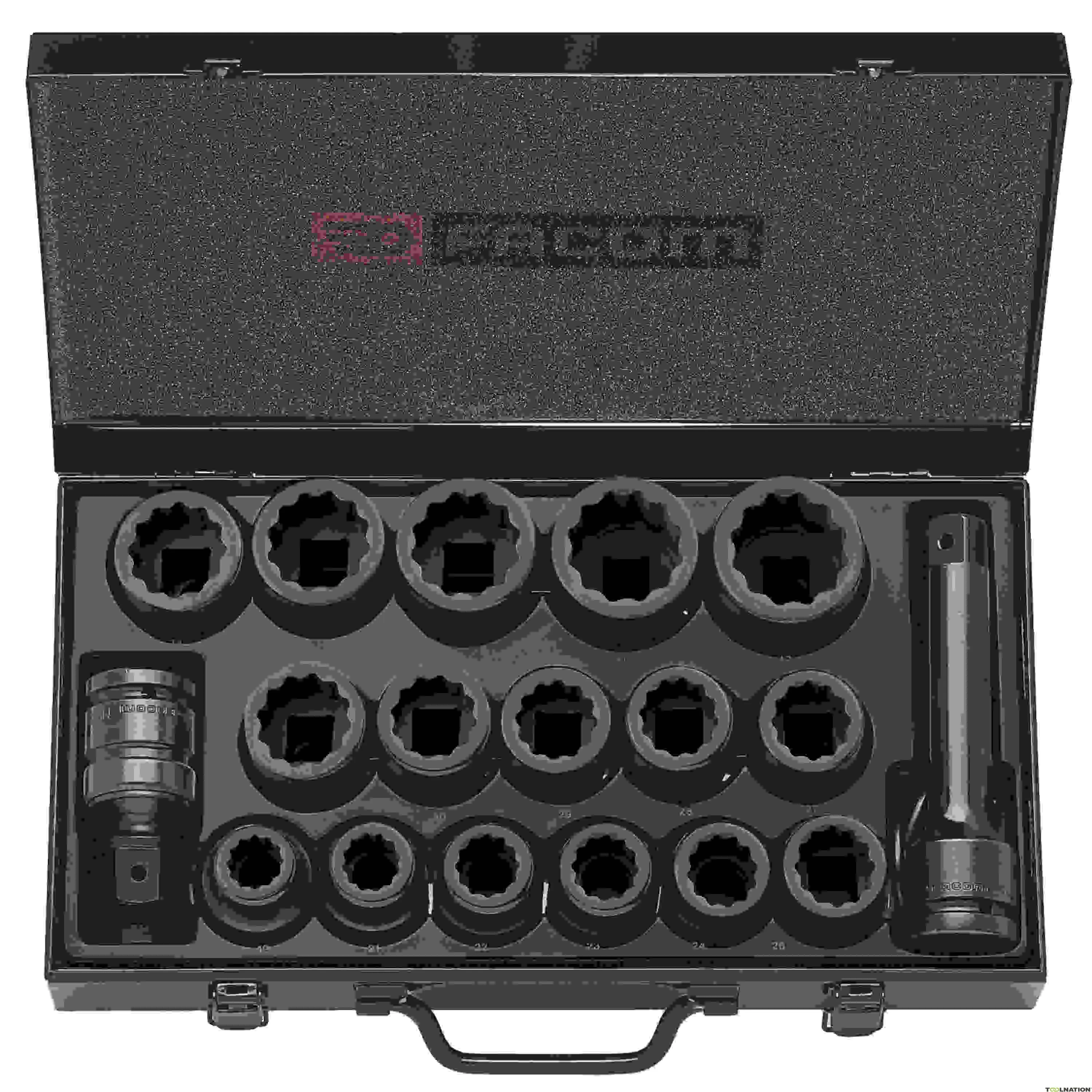 Facom NKD.500 Composizione di tappi ad impatto da 16 3/4" da 19 a 42 mm