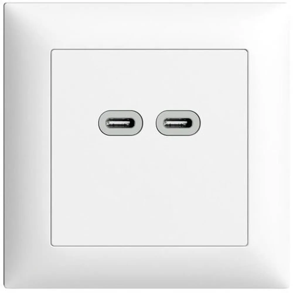 Feller Presa di ricarica Ediziodue USB C+c