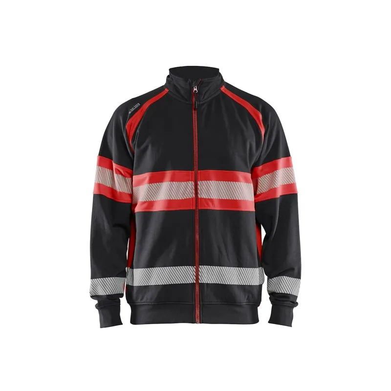 Felpa da Lavoro Blaklader alta visibilità 100% cotone zip intera 355111588933L