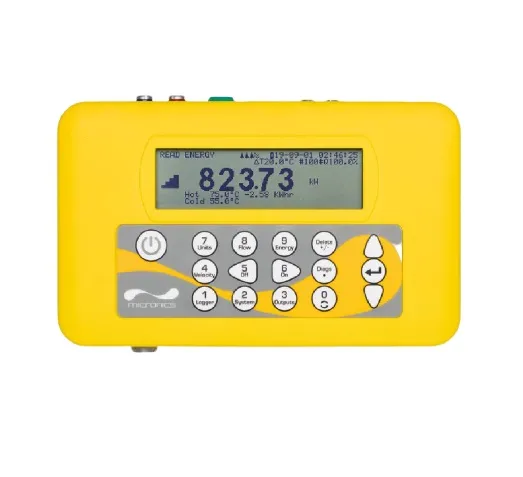 Flussometro Digitron, per Fluido, liquido, flusso 0,1 m/s. → 20 m/s
