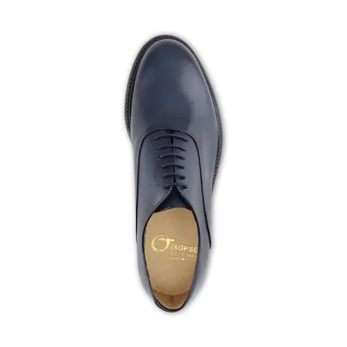 Francesine blu in pelle
