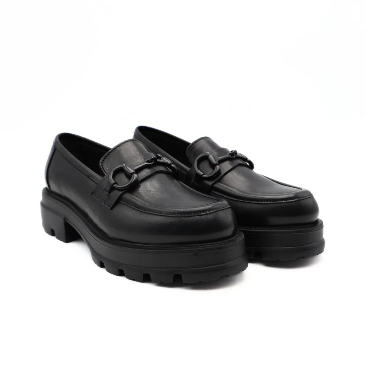 FRANCO FEDELE MOCASSINO D714 MORSETTO NERO  