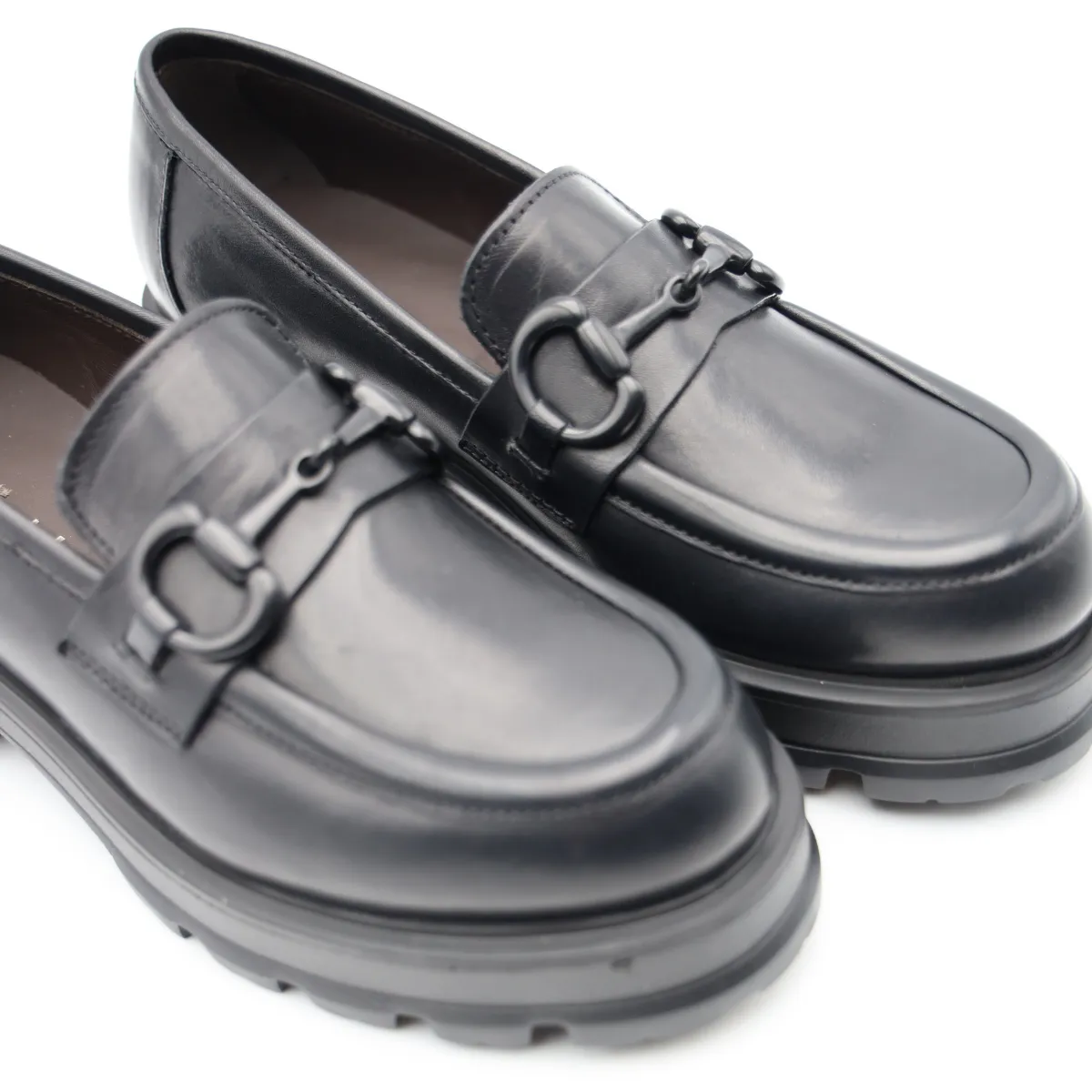 FRANCO FEDELE MOCASSINO D714 MORSETTO NERO  