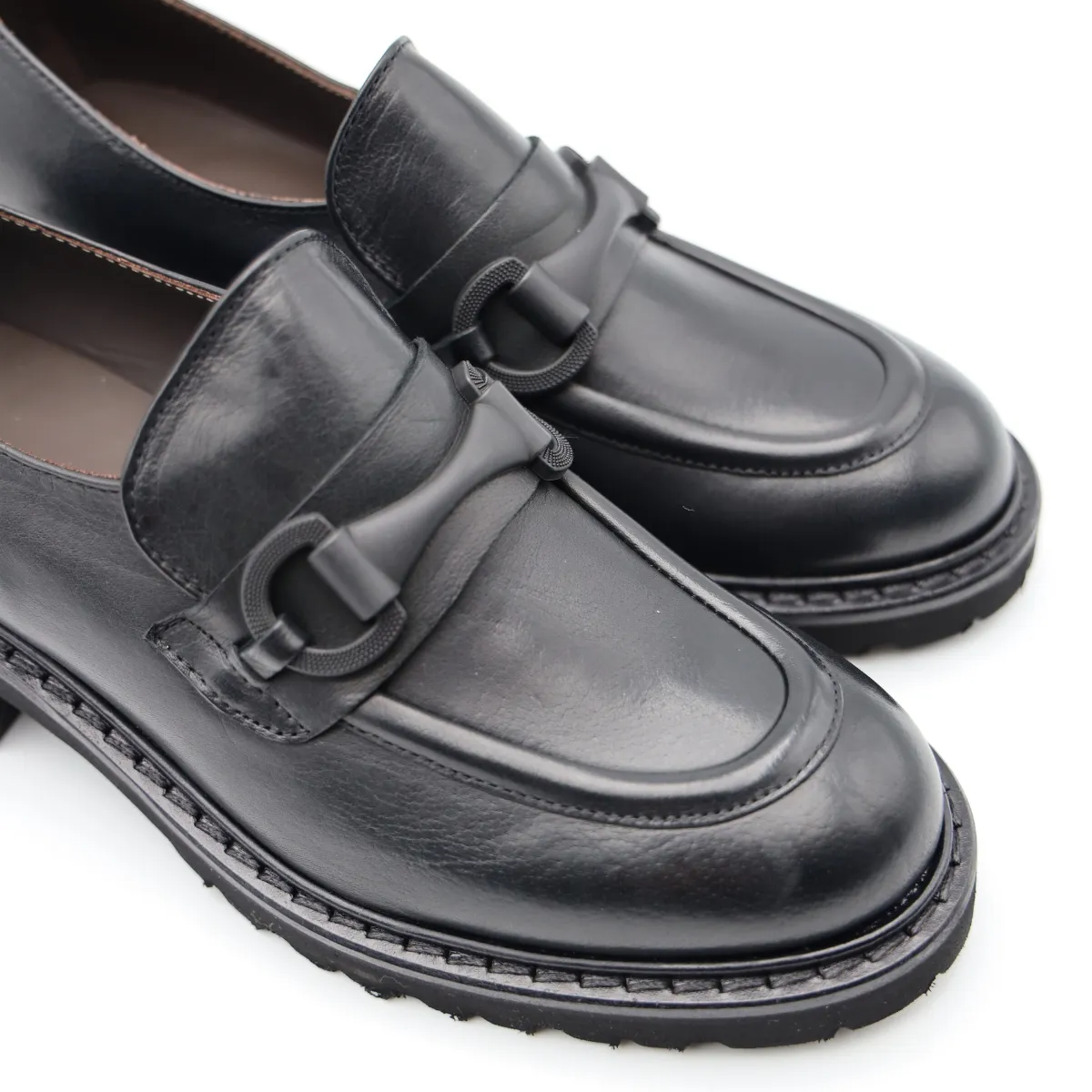 FRANCO FEDELE MOCASSINO D775 MORSETTO NERO  