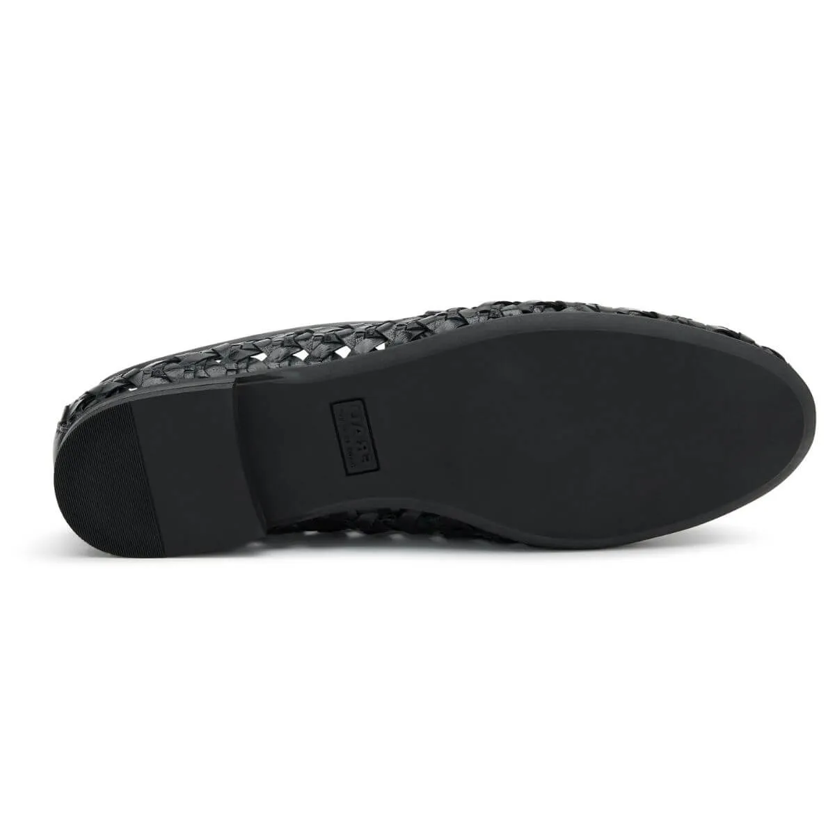 FRAU MOCASSINO 95F6 INTRECCIO NERO  