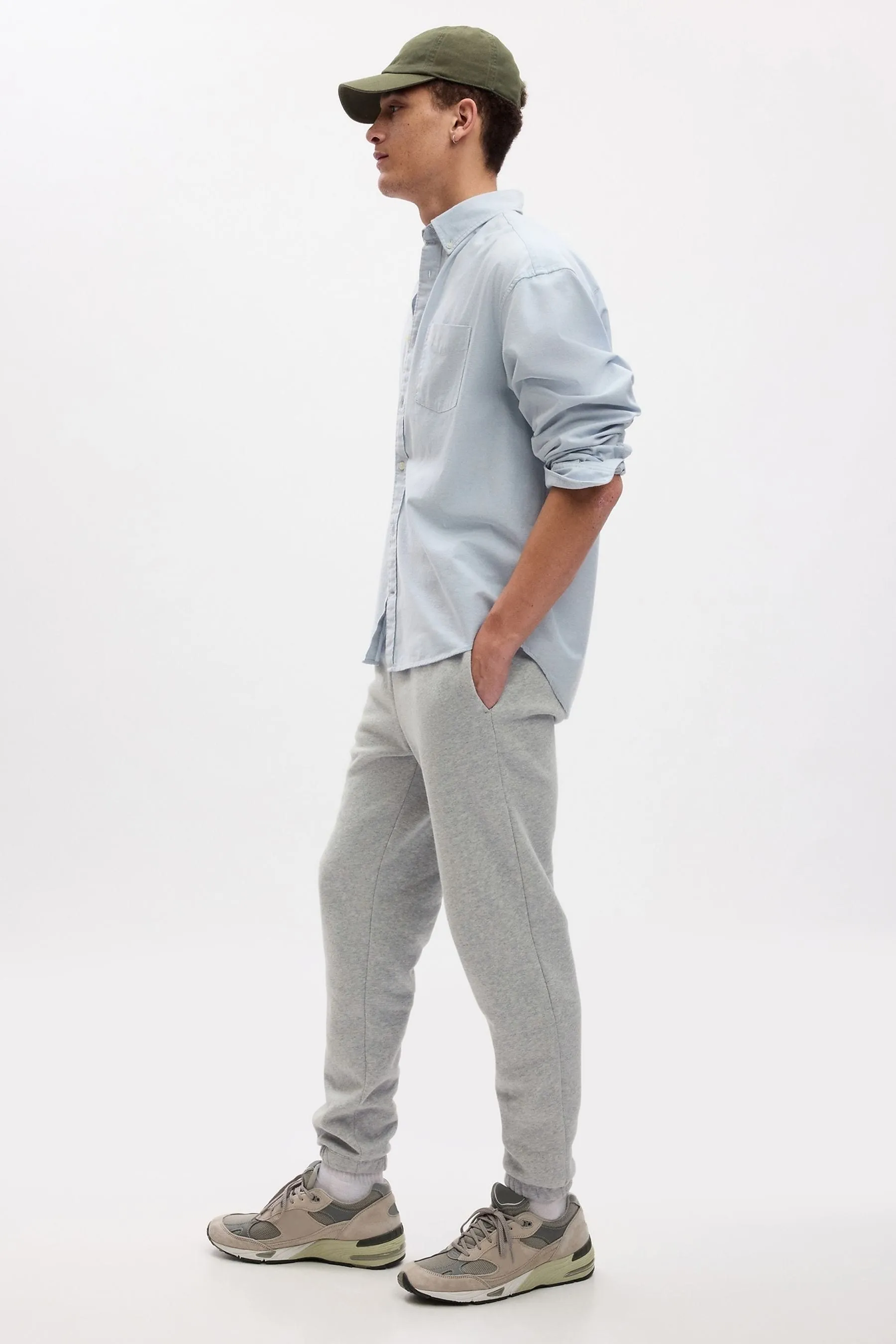 Gap Vintage - Pantaloni da jogging in tessuto morbido senza chiusura