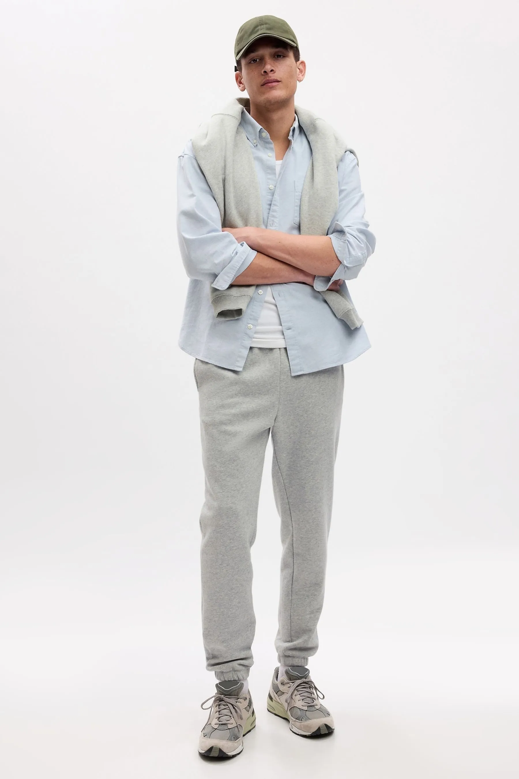 Gap Vintage - Pantaloni da jogging in tessuto morbido senza chiusura