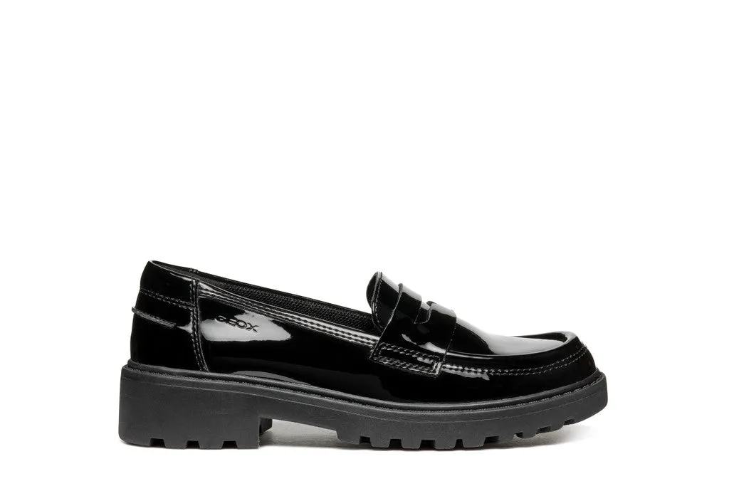 GEOX Mocassino Bambina - J3620C000HH Nero Lucido  