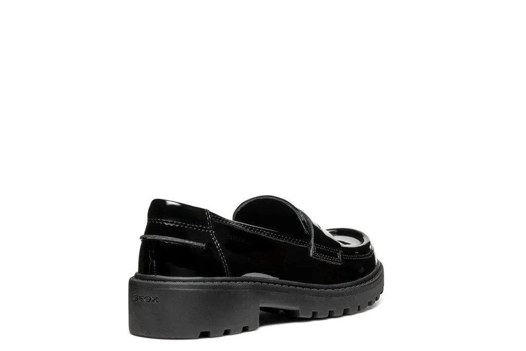 GEOX Mocassino Bambina - J3620C000HH Nero Lucido  