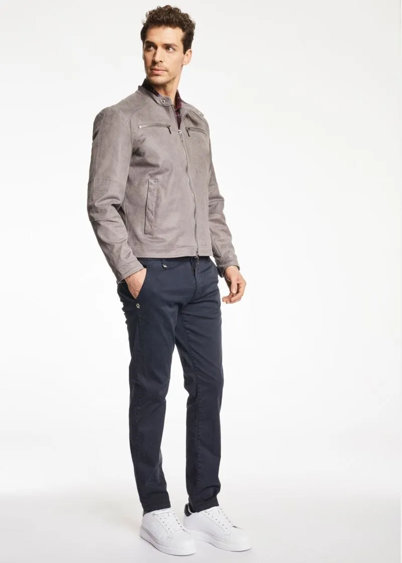 Giacca biker in eco pelle