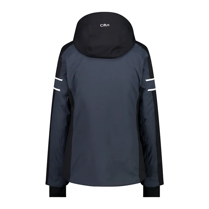 Giacca CMP Donna Woman Jacket Zip Hood Nero Grigio Giacca da Sci Donna 8059342463