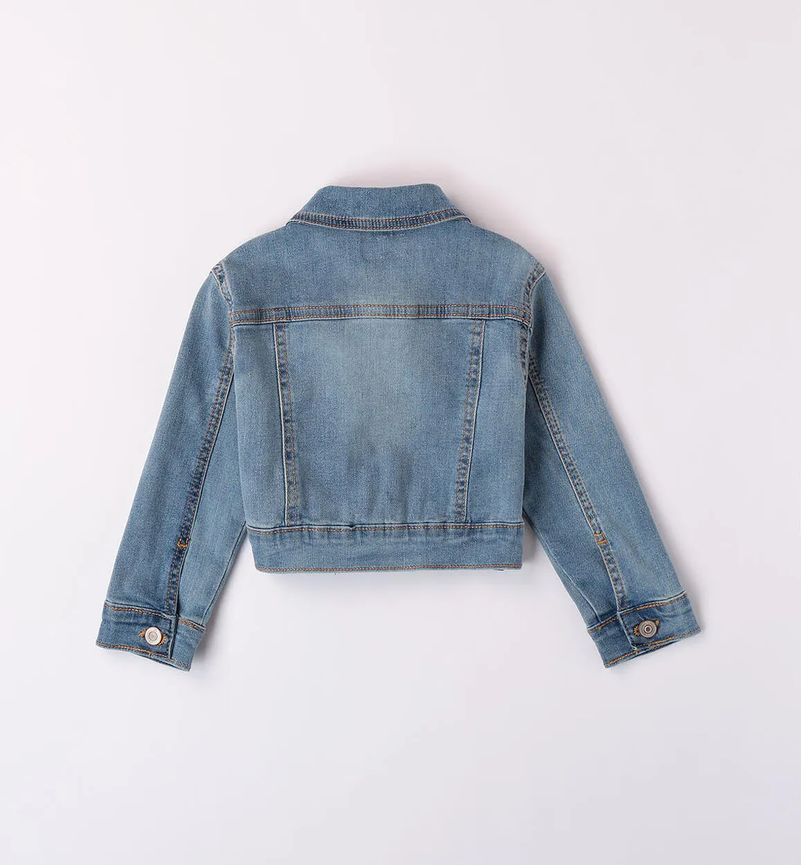 Giubbino jeans bambina