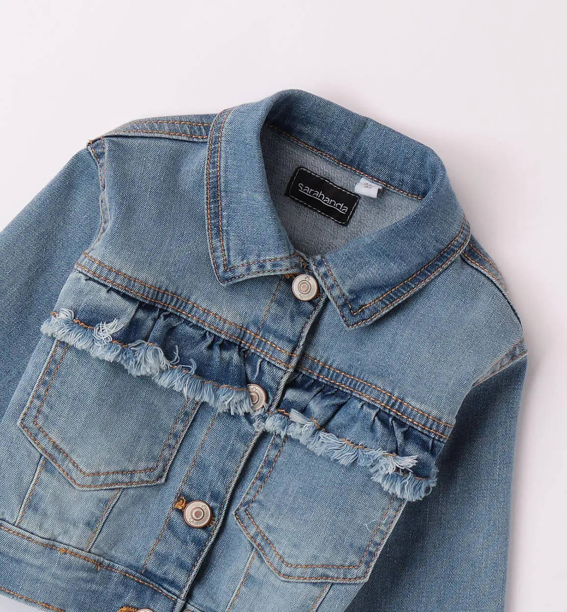 Giubbino jeans bambina