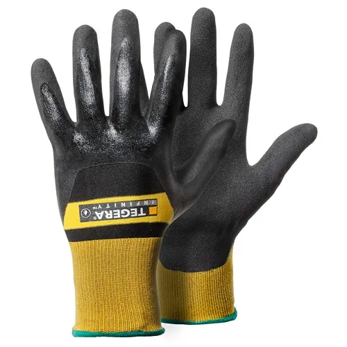Guanti da lavoro Tegera TEGERA, Tg. 11, in Nylon, col. Nero, giallo