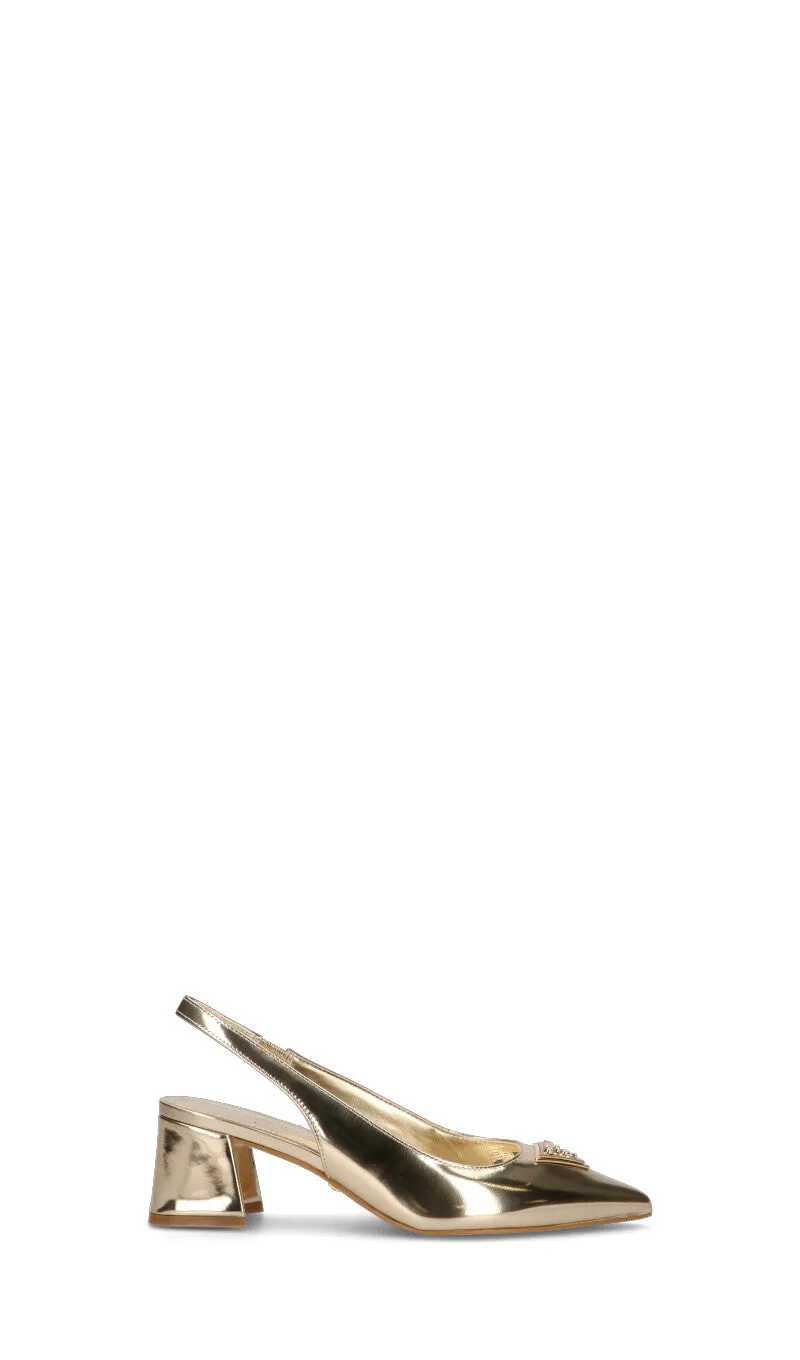 GUESS Decollete tall scop donna oro