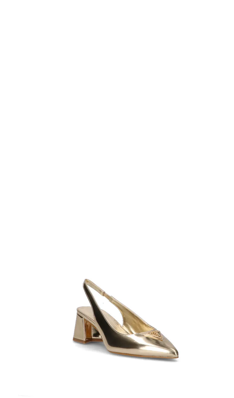 GUESS Decollete tall scop donna oro