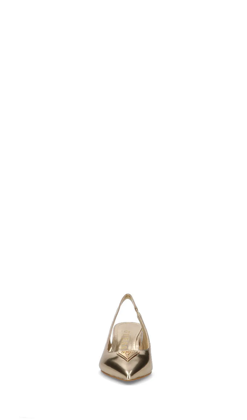 GUESS Decollete tall scop donna oro