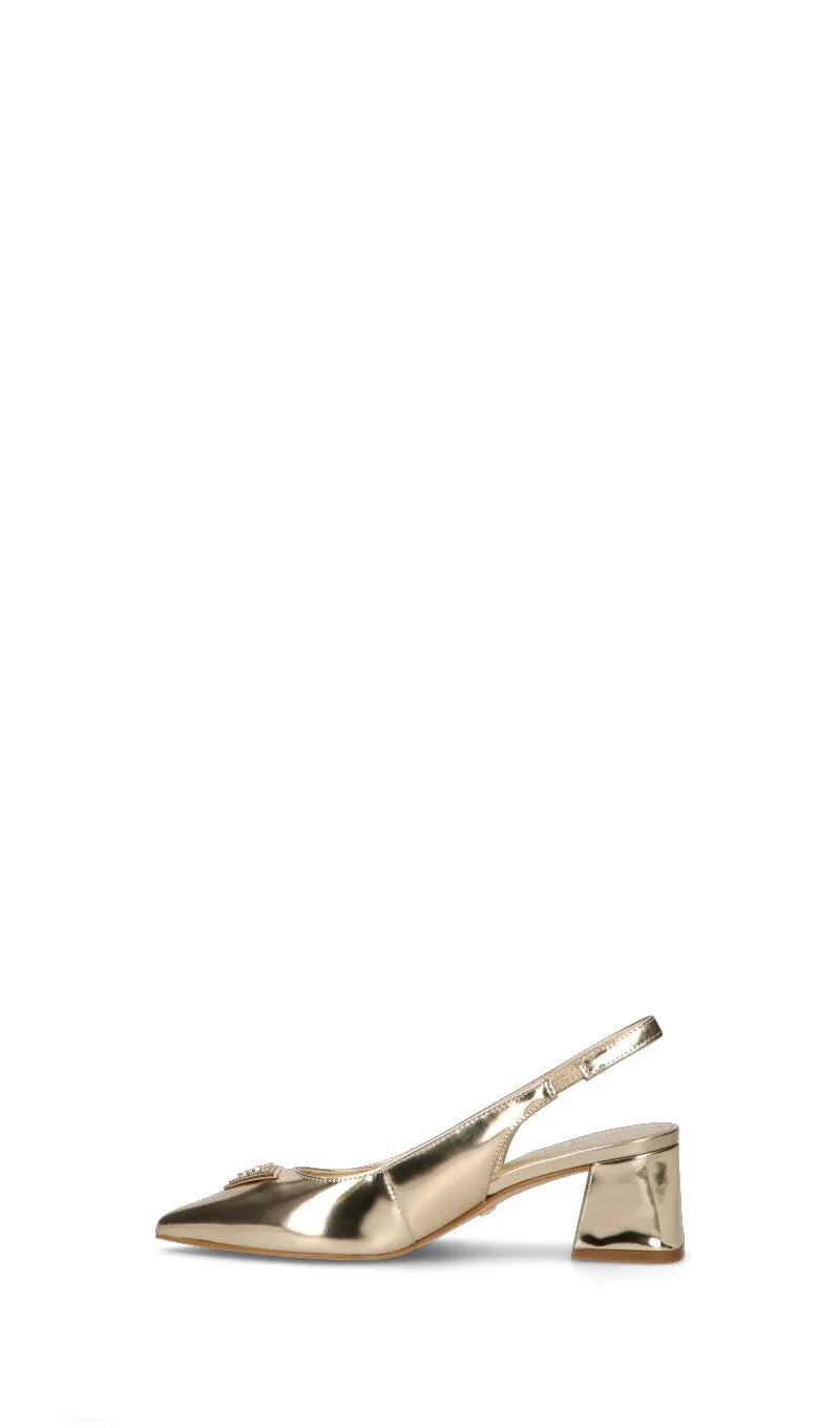 GUESS Decollete tall scop donna oro
