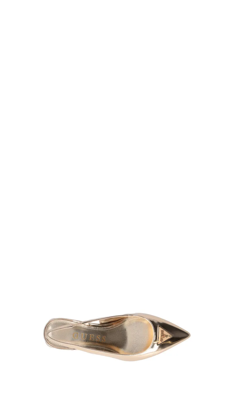 GUESS Decollete tall scop donna oro