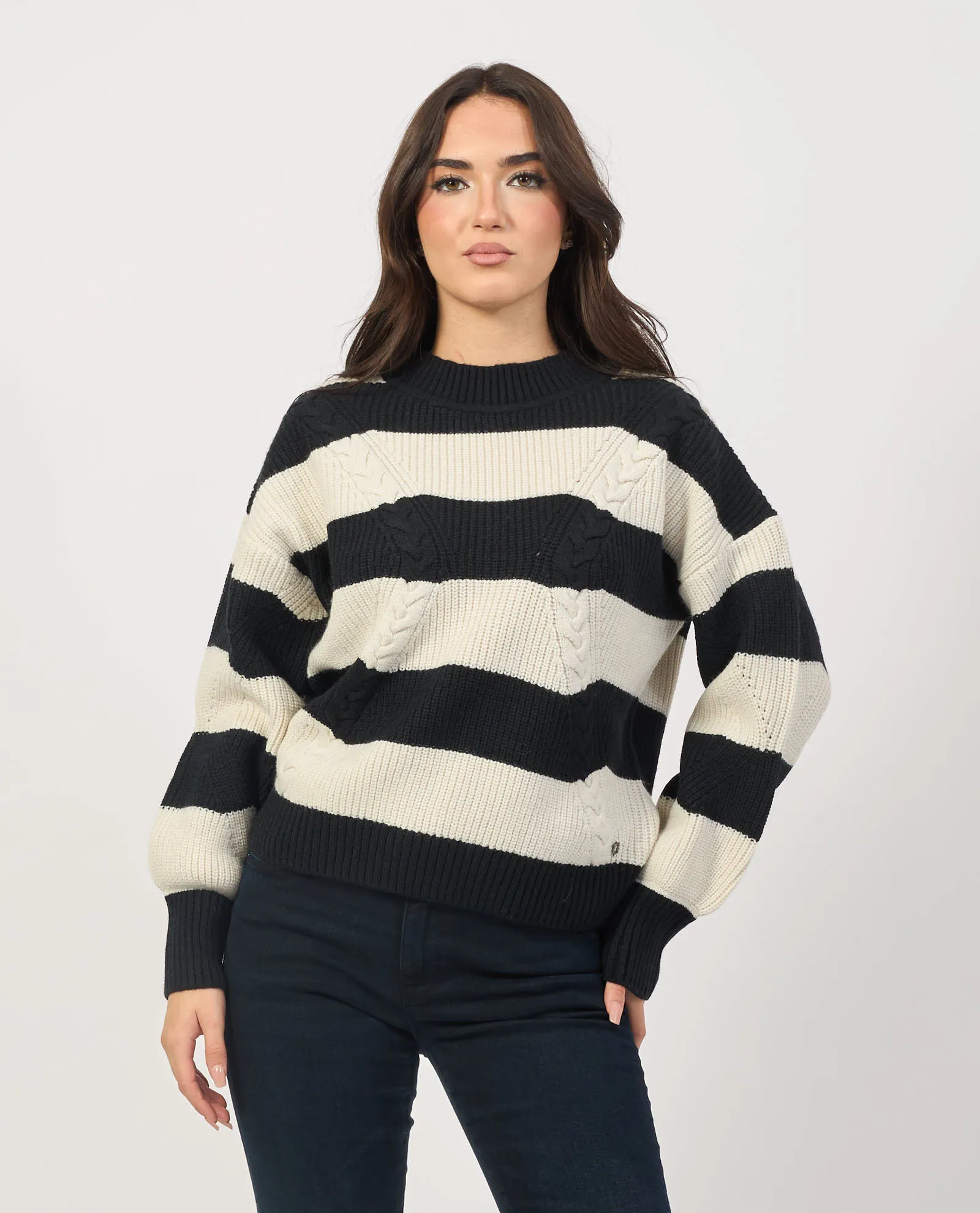 GUESS      Maglione girocollo Guess in misto lana