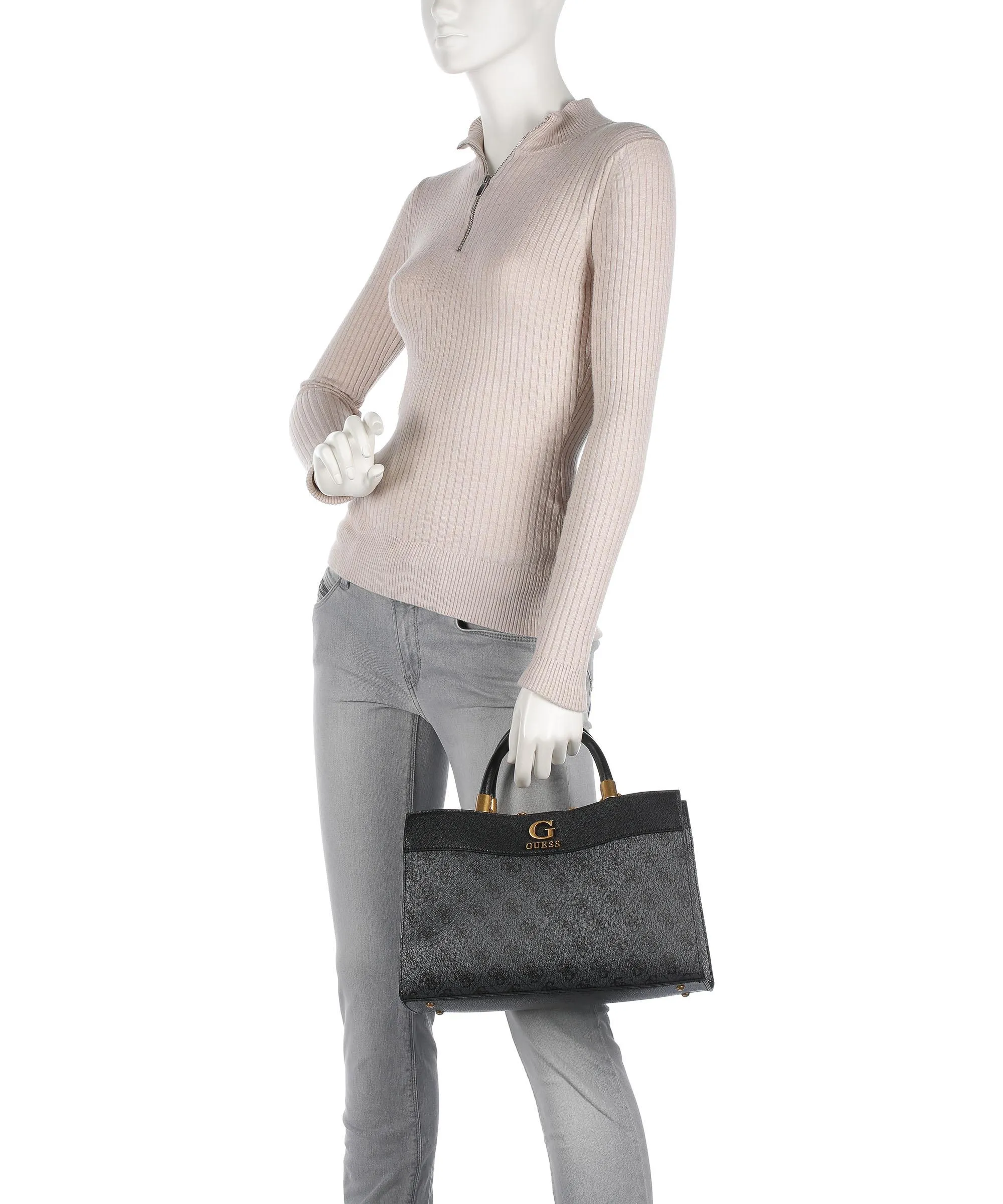  Guess Nell Borsa a mano pelle sintetica antracite  