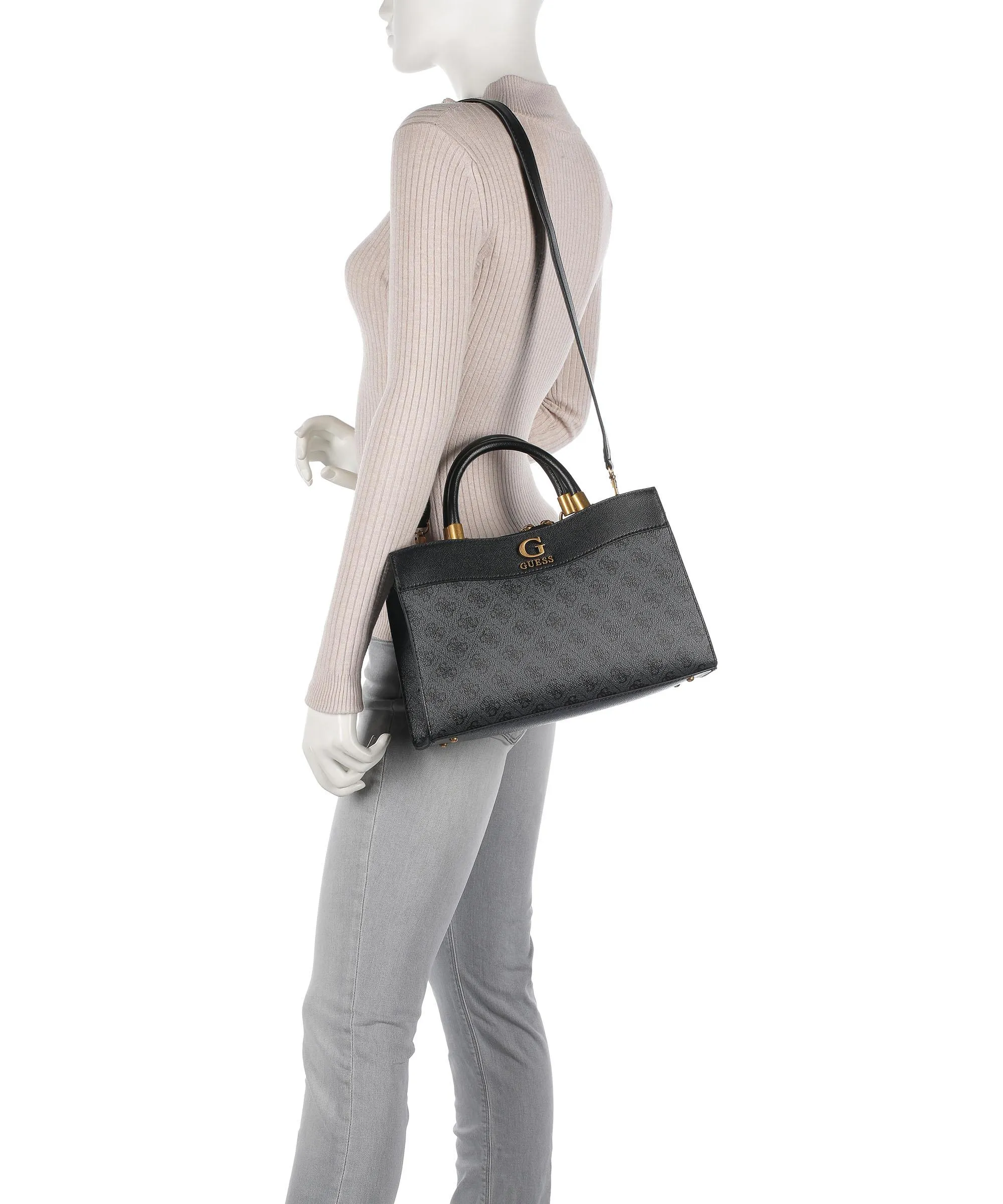  Guess Nell Borsa a mano pelle sintetica antracite  