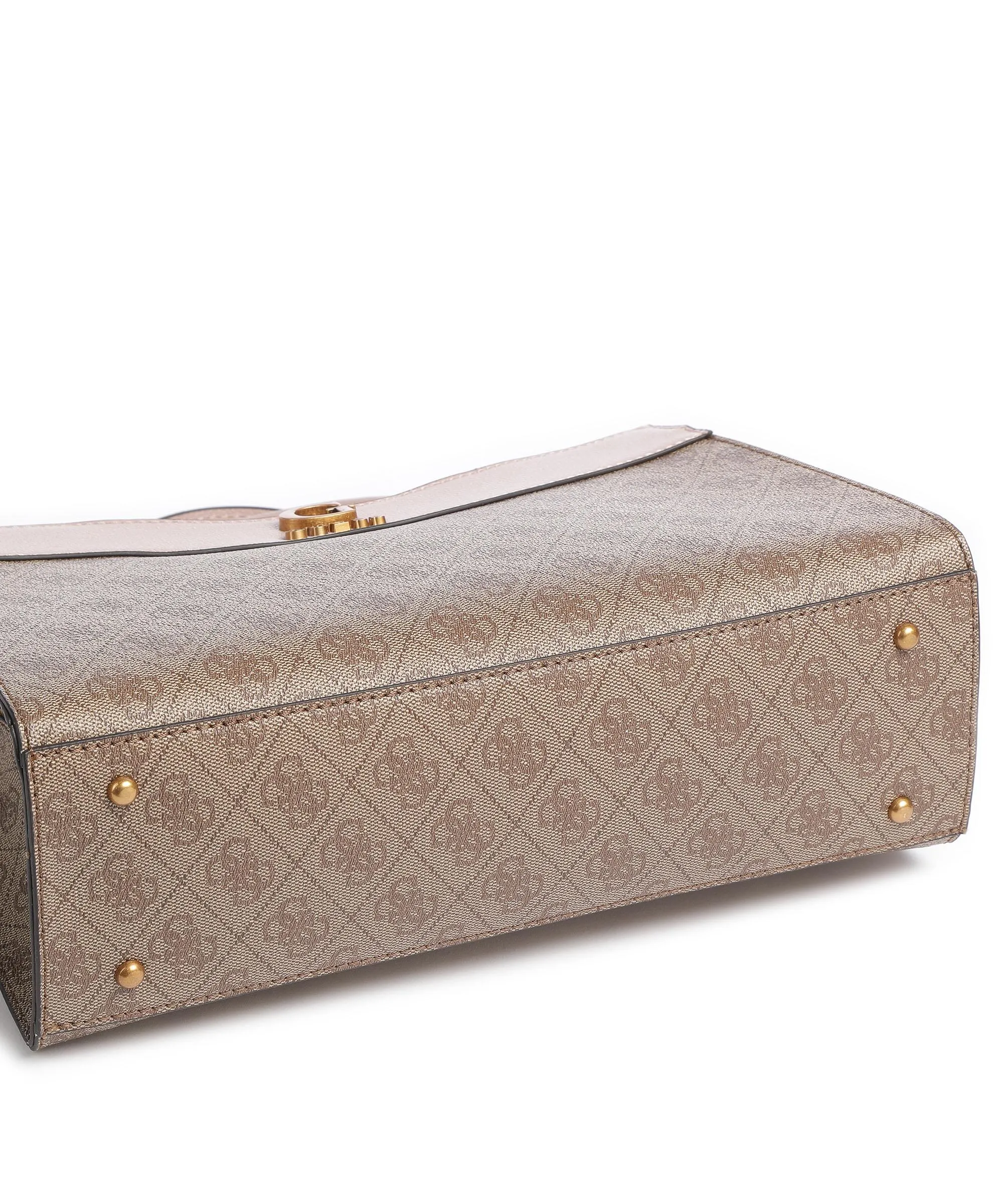  Guess Nell Borsa a mano pelle sintetica beige/rosa  