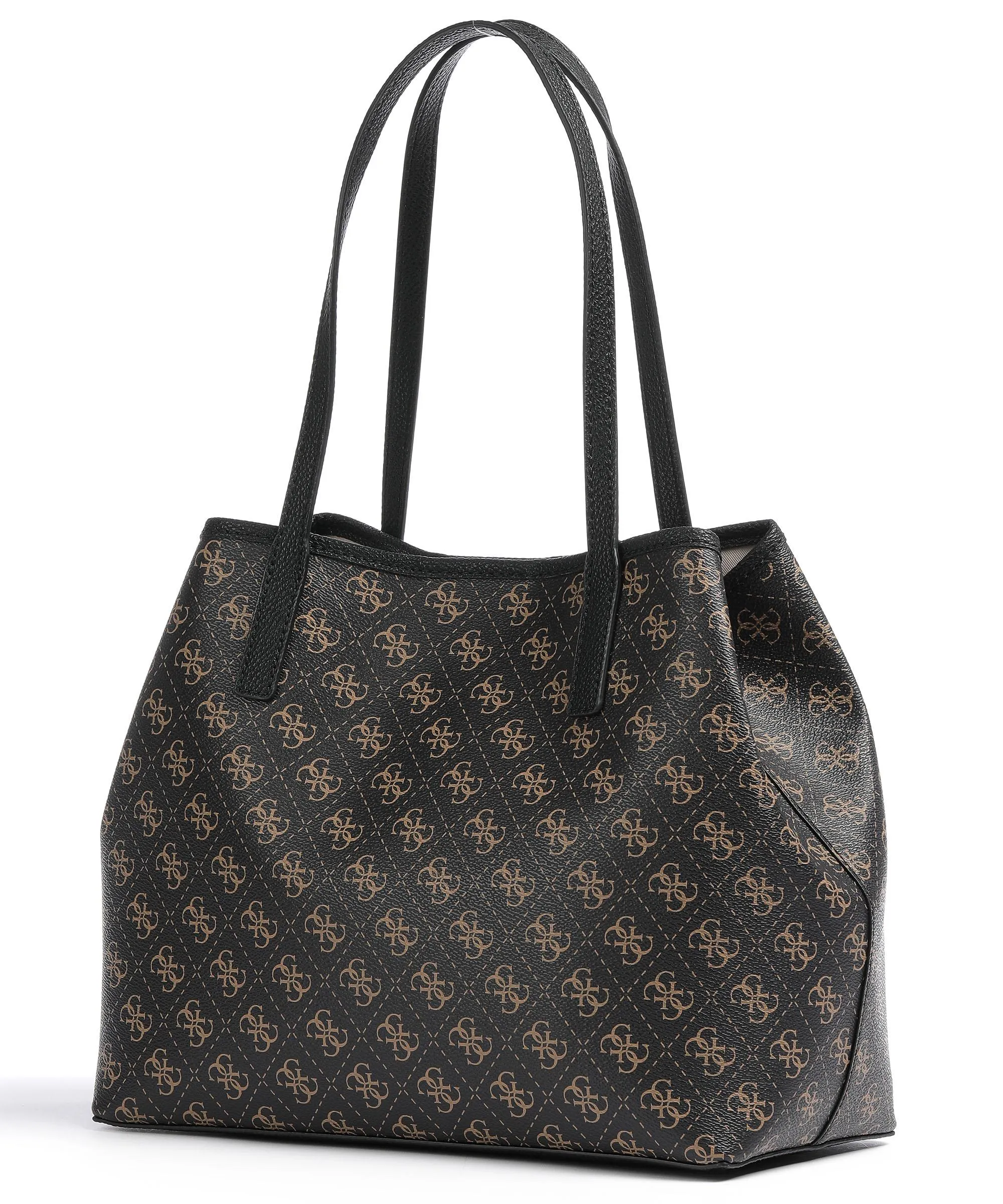  Guess Vikky Borsa shopper pelle sintetica marrone scuro  