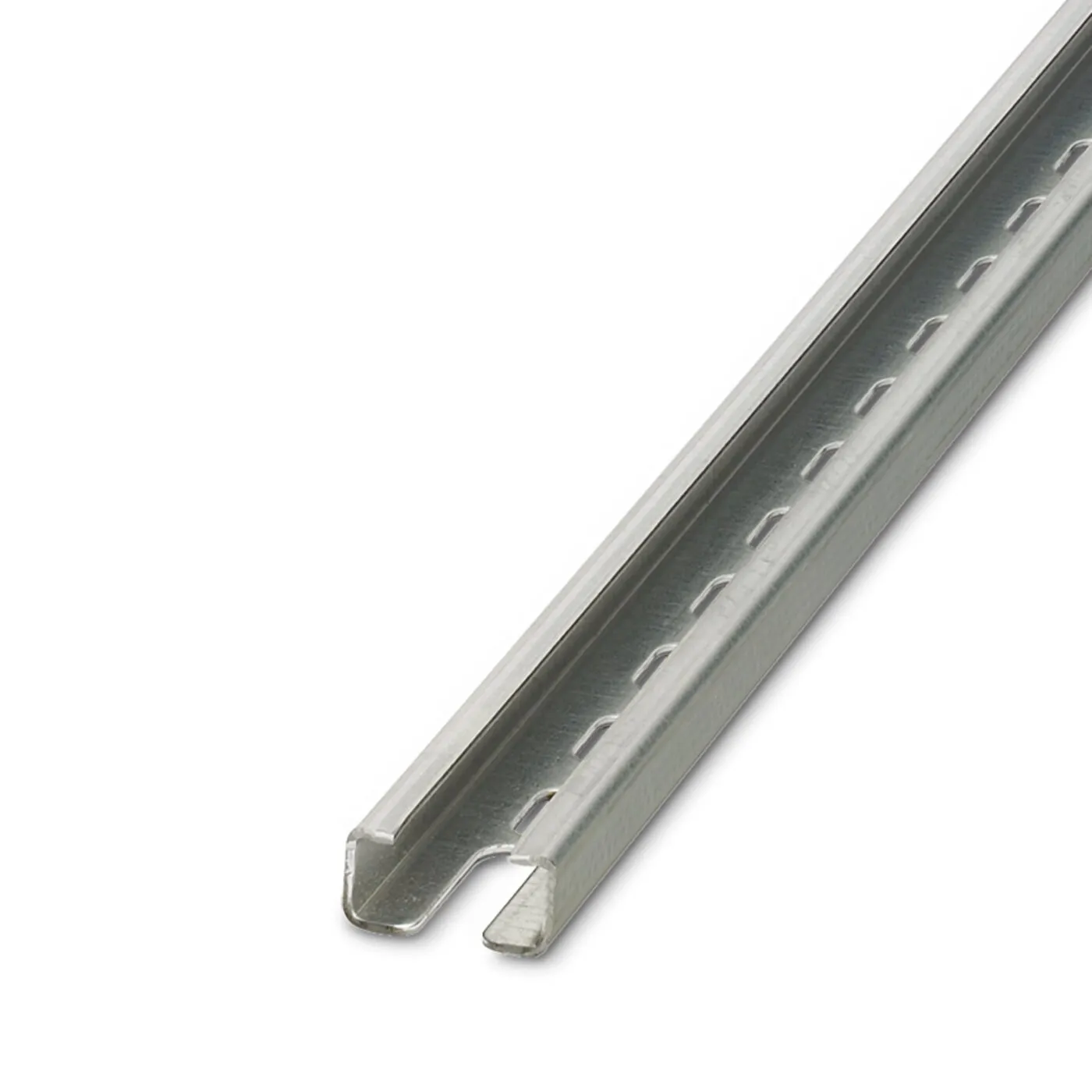 Guida DIN Phoenix Contact Top Hat Tipo perforato 2m x 30mm x 15mm, in Acciaio