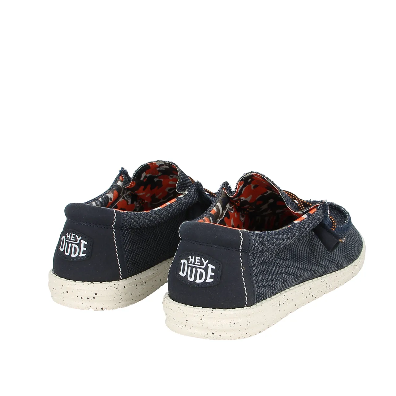 Hey Dude Mocassini Wally in Tessuto Blu