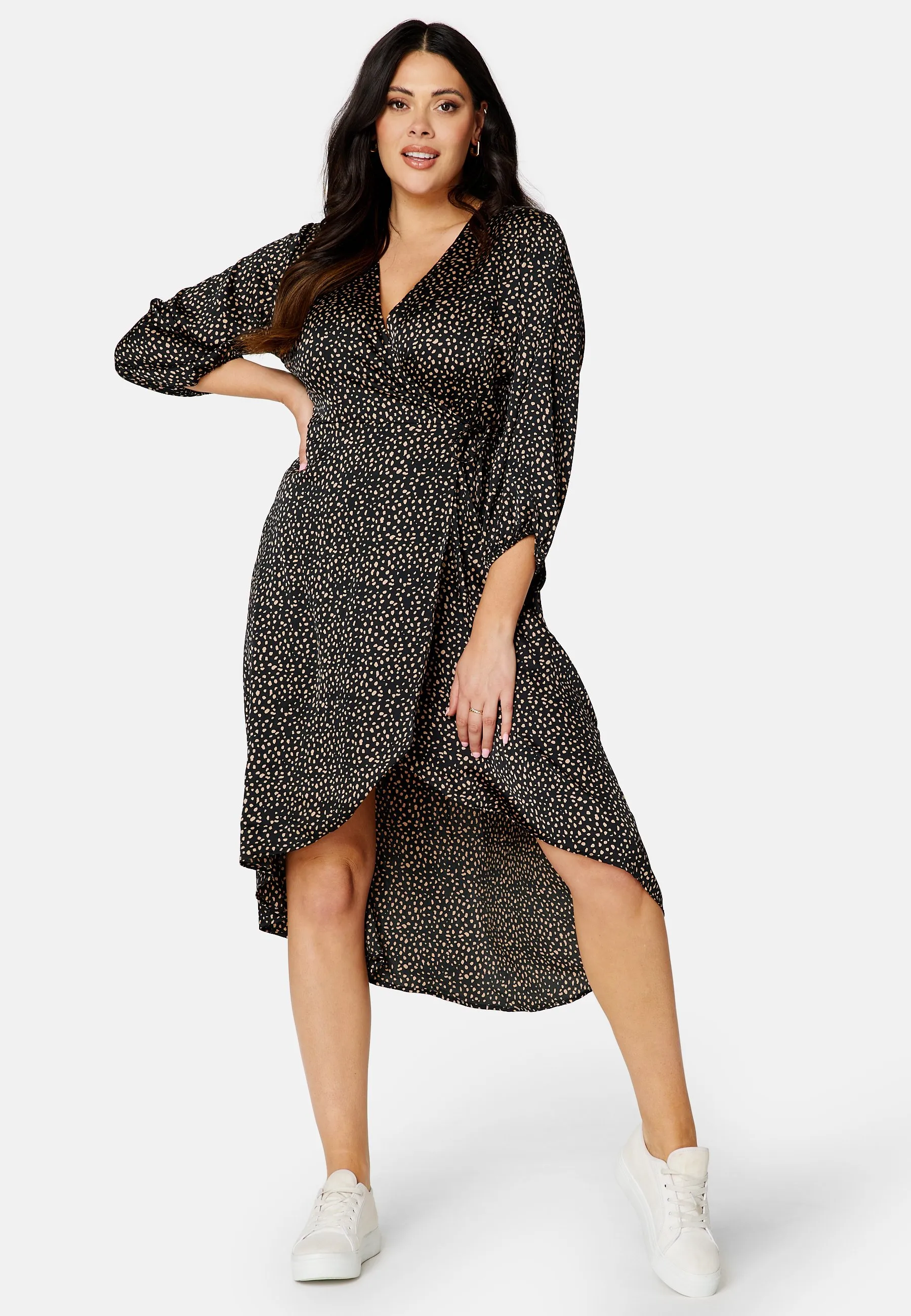 HIGH LOW WRAP DRESS - Vestito estivo
