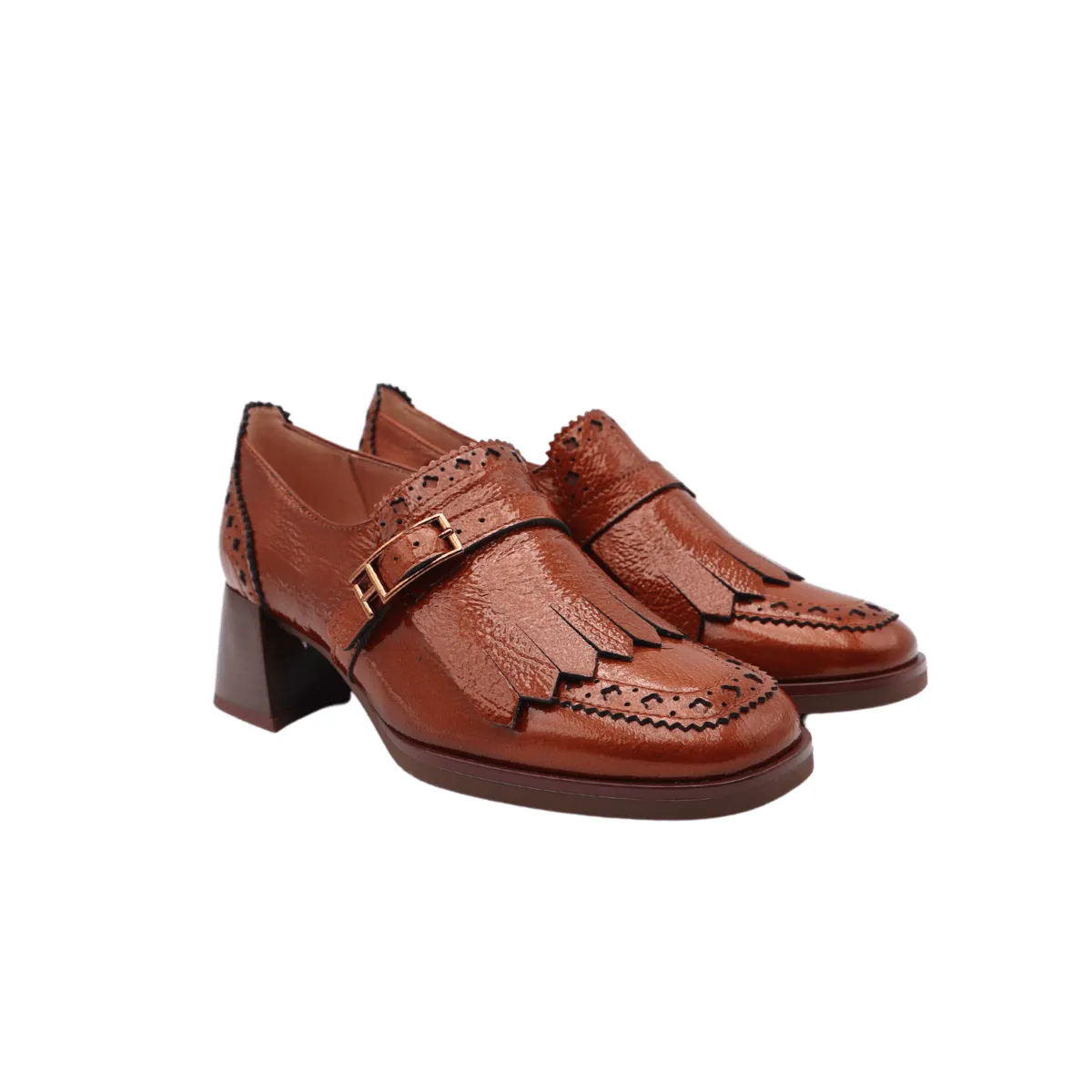 HISPANITAS MOCASSINO 243578 INGLESE VERNICE CUOIO  