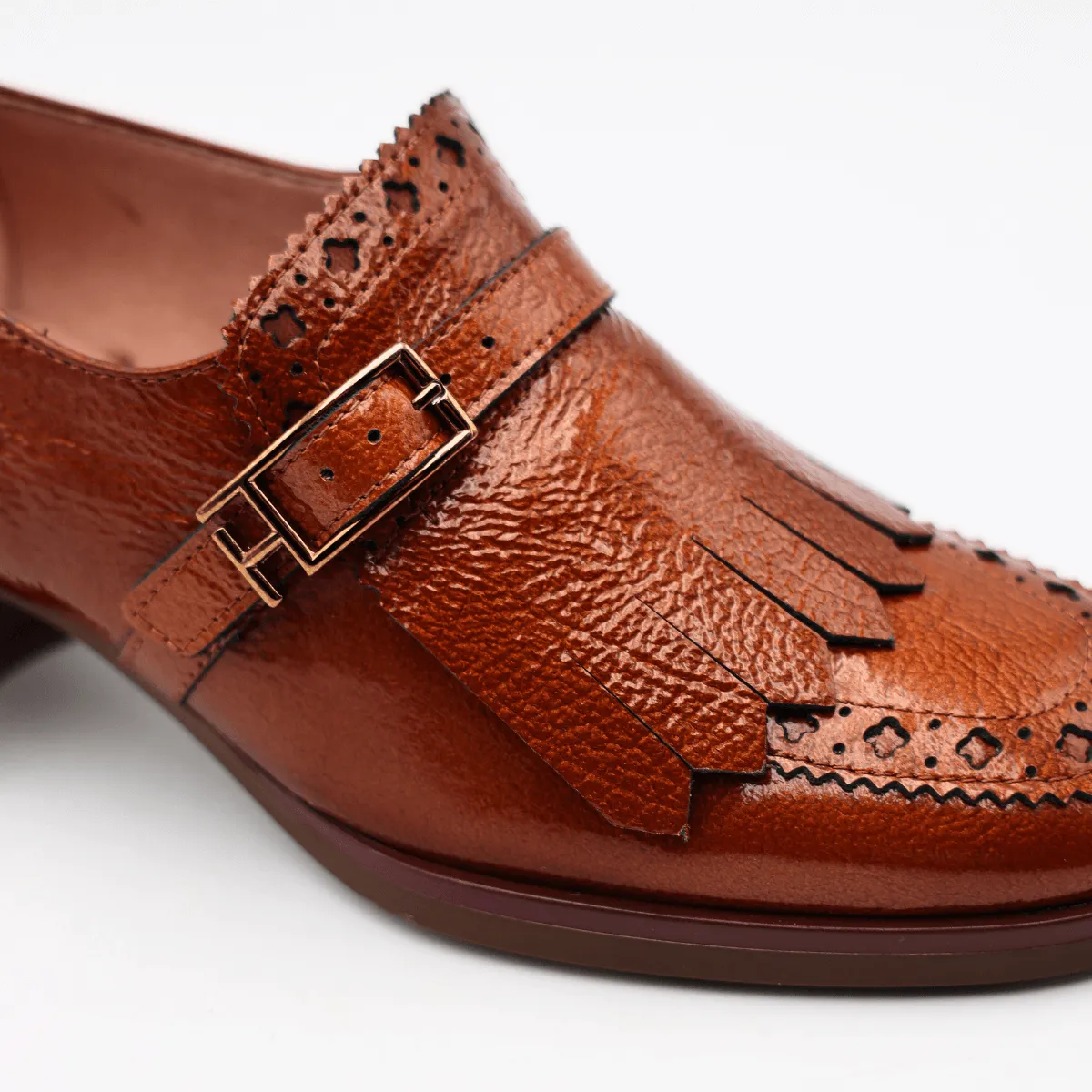 HISPANITAS MOCASSINO 243578 INGLESE VERNICE CUOIO  