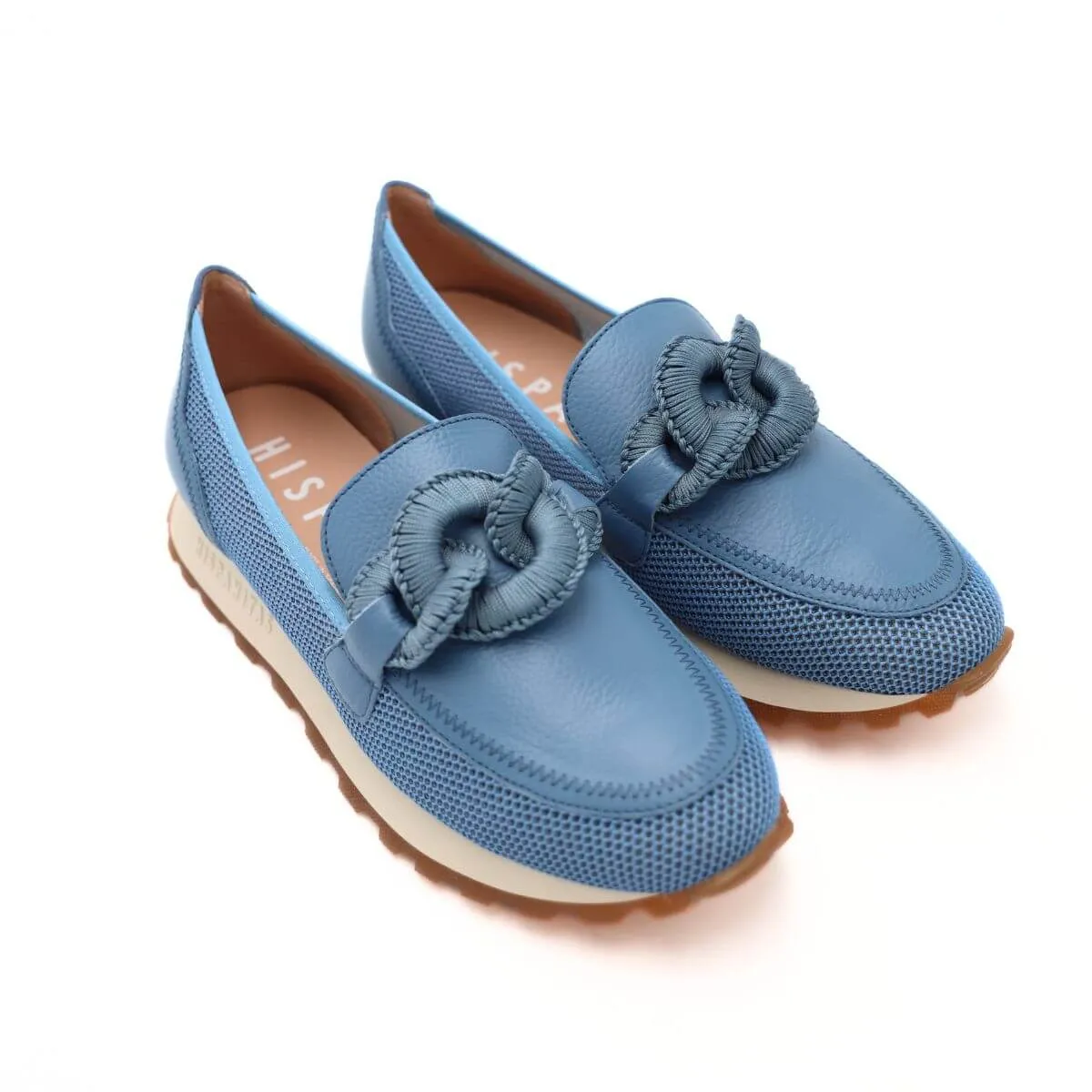 HISPANITAS MOCASSINO HV243270 AZZURRO  