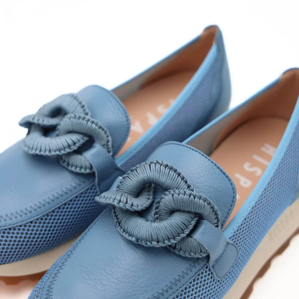HISPANITAS MOCASSINO HV243270 AZZURRO  